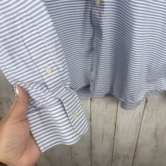 Vineyard Vines By Shep & Ian Shirts Mens XL Striped Button Up Career Preppy Nerd - Picture 5 of 9